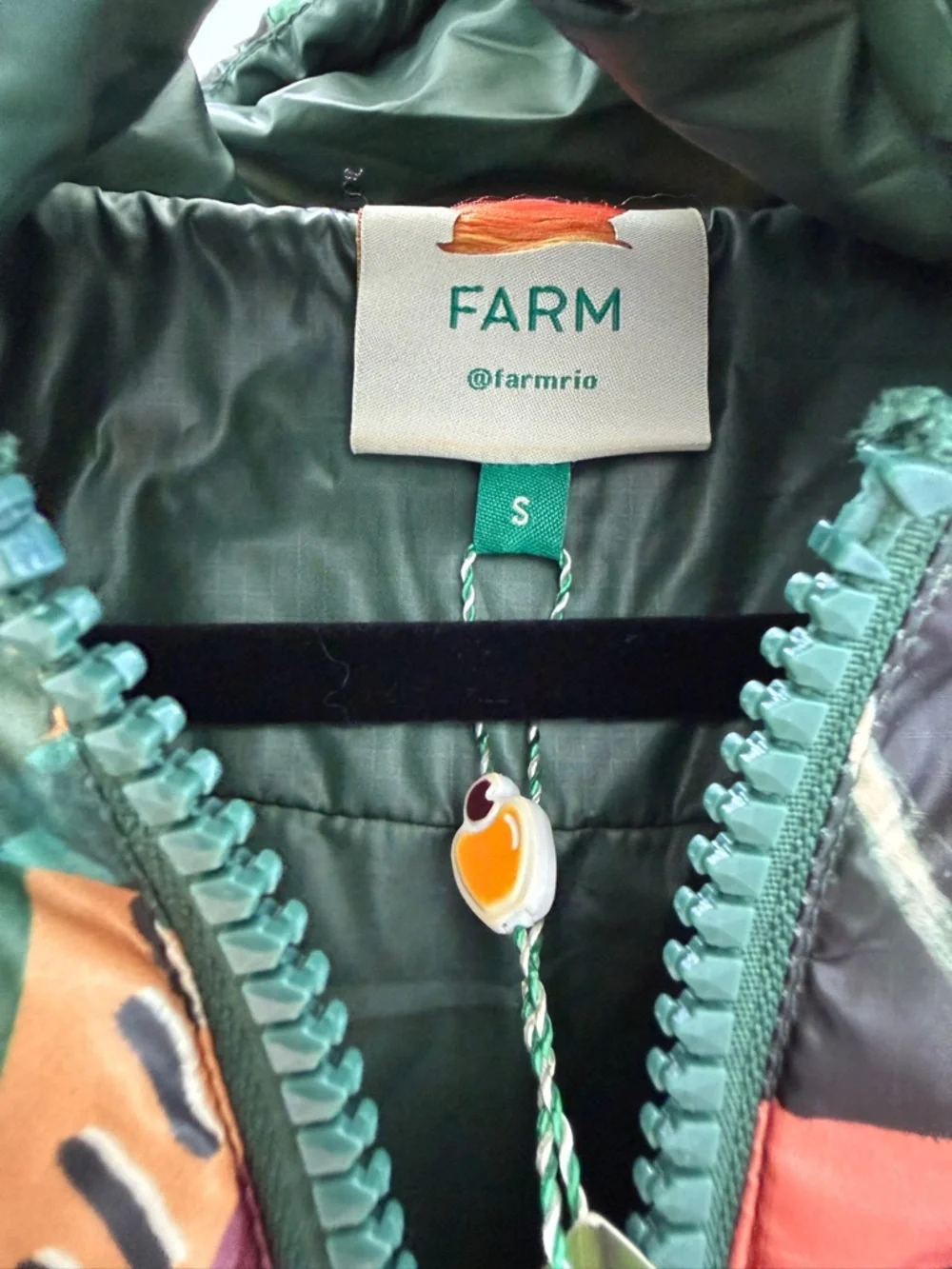 FARM Rio Tropical Forest Reversible Puffer Jacket - Picture 8 of 12